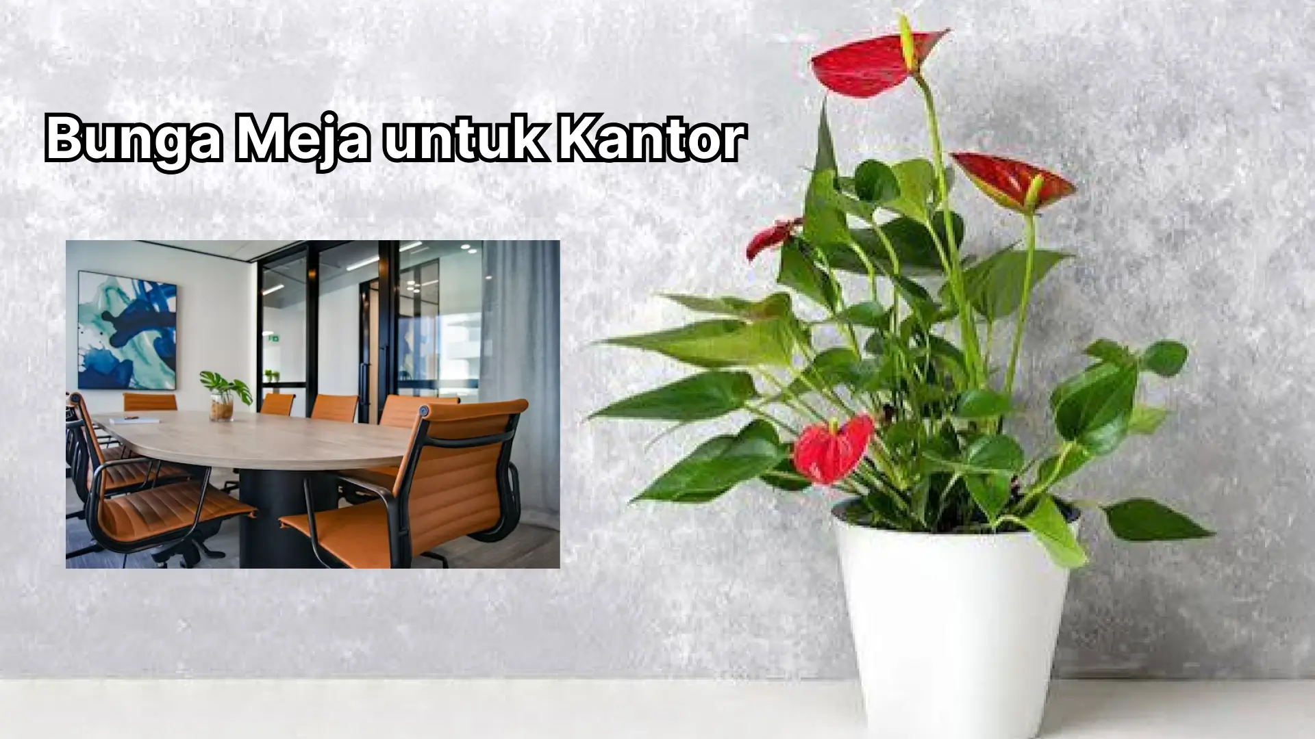 Rekomendasi bunga meja untuk kantor